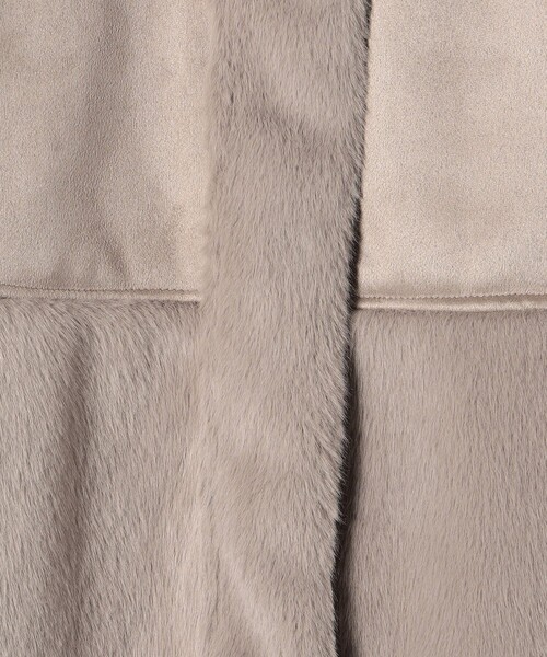 SHIPS（シップス）の「*フェイクムートンショートコート◆（ムートンコート・レディース・ナチュラル/ベージュ系・ONE SIZE）」の6枚目の写真