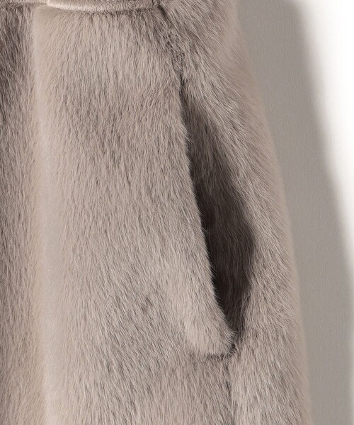 SHIPS（シップス）の「*フェイクムートンショートコート◆（ムートンコート・レディース・ナチュラル/ベージュ系・ONE SIZE）」の12枚目の写真