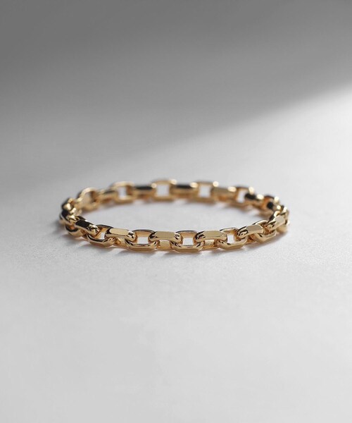 COCOSHNIK（ココシュニック）の「シルバー チェーンリング ケーブルチェーン GP（リング・レディース・ホワイト系その他7・11/17/14）」の9枚目の写真