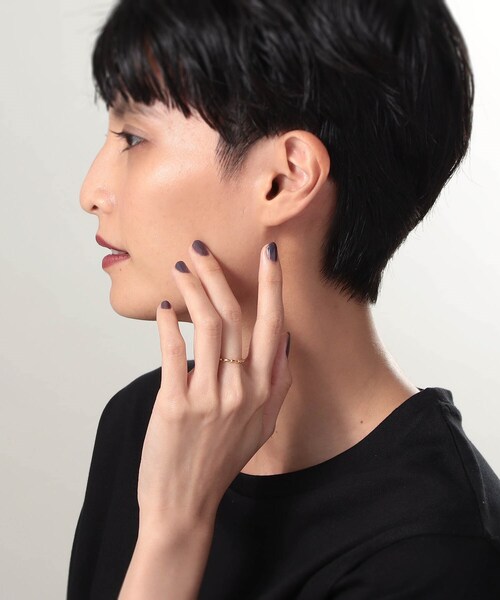 COCOSHNIK（ココシュニック）の「シルバー チェーンリング ケーブルチェーン GP（リング・レディース・ホワイト系その他7・11/17/14）」の5枚目の写真