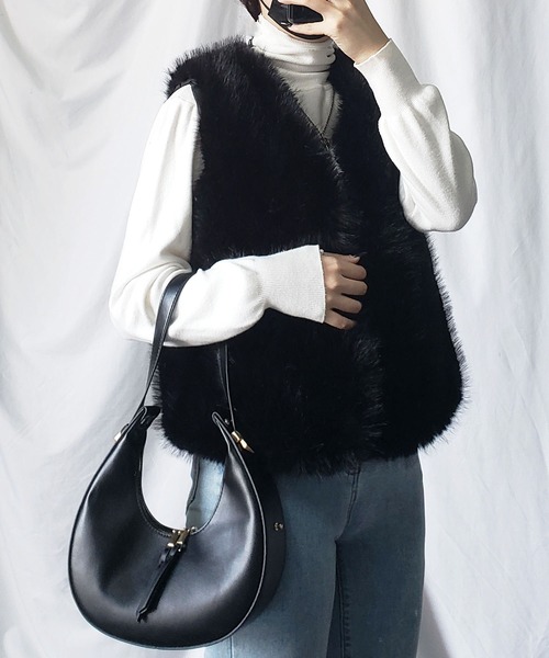 送料無料】ファーベストブラックセットアップ サイズ38 iiMK pure 送料