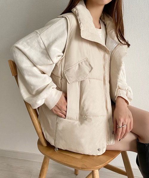 callautia（カラウティア）の「中綿ダウンベスト（ベスト）」 - WEAR