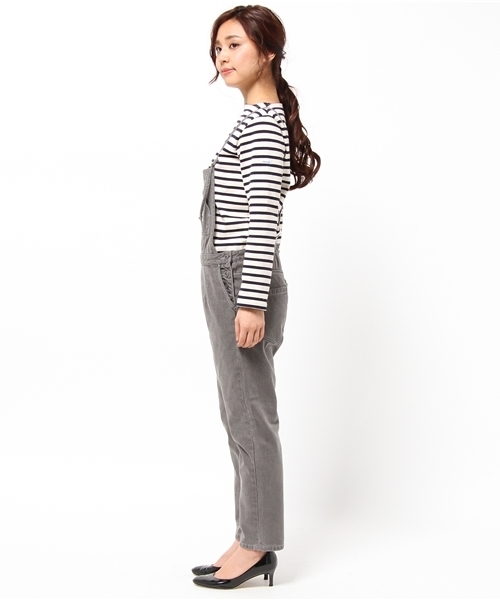 B:MING by BEAMS（ビーミングバイビームス）の「ビーミング by ビームス / デニムオールインワン（つなぎ/オールインワン・レディース・ブルー系その他/グレー・SMALL/MEDIUM）」の7枚目の写真