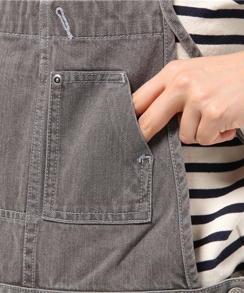 B:MING by BEAMS（ビーミングバイビームス）の「ビーミング by ビームス / デニムオールインワン（つなぎ/オールインワン・レディース・ブルー系その他/グレー・SMALL/MEDIUM）」の14枚目の写真