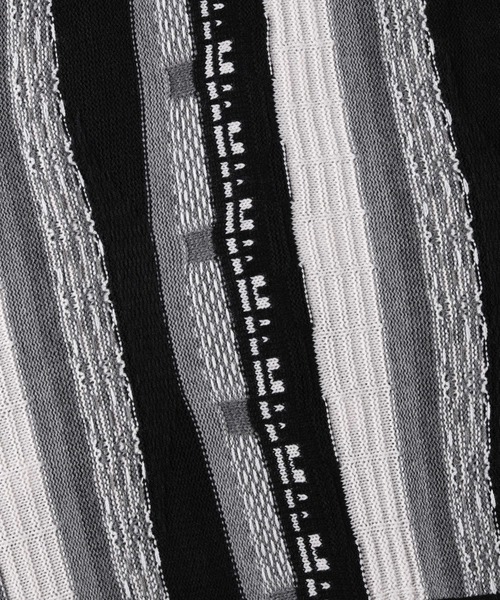 Right-on（ライトオン）の「【Refurbish】総柄ニットベスト（ベスト・メンズ・グリーン/ブラック・M/L）」の7枚目の写真