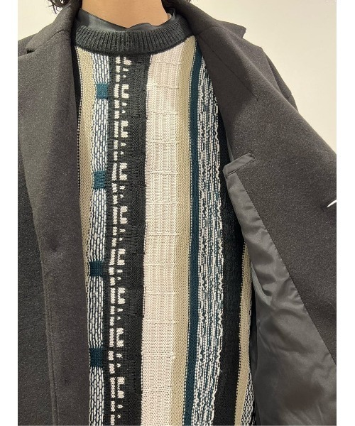 Right-on（ライトオン）の「【Refurbish】総柄ニットベスト（ベスト・メンズ・グリーン/ブラック・M/L）」の16枚目の写真