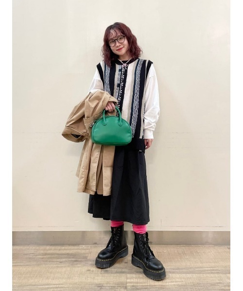 Right-on（ライトオン）の「【Refurbish】総柄ニットベスト（ベスト・メンズ・グリーン/ブラック・M/L）」の19枚目の写真