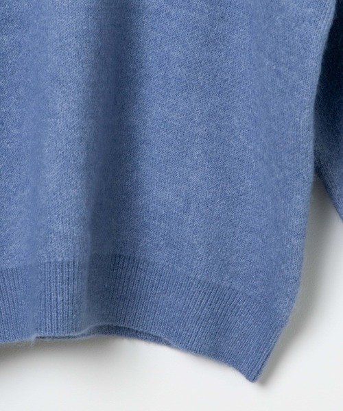 WEGO（ウィゴー）の「WEGO/ロゴビッグニットプルオーバー（ニット/セーター・レディース・グレー/ブルー・FREE）」の22枚目の写真