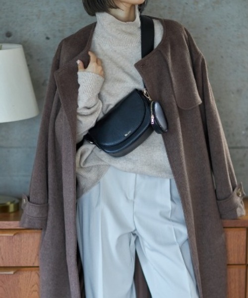 Reurie'(レウリィ)の「ハーフムーンショルダーバッグ/original half moon shoulder bag(ショルダーバッグ・レディース・カーキ/ブラック/ホワイト・FREE)」の22枚目の写真