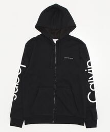   カルバンクライン ジップパーカー ビッグロゴ L 黒 69412697b_b_05_215.jpg