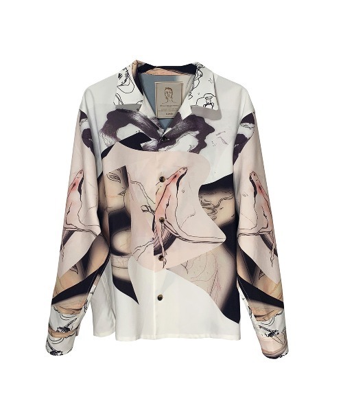 CYCLE(サイクル)の「【cycle by MYOB】KRISTINA TUZOVA DRAWING SHIRTS DREAM(シャツ/ブラウス・レディース・ブラウン/その他・FREE)」の2枚目の写真