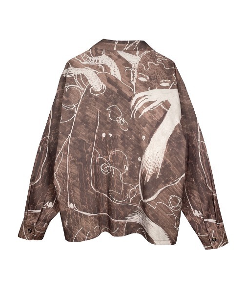 CYCLE(サイクル)の「【cycle by MYOB】KRISTINA TUZOVA DRAWING SHIRTS DREAM(シャツ/ブラウス・レディース・ブラウン/その他・FREE)」の4枚目の写真