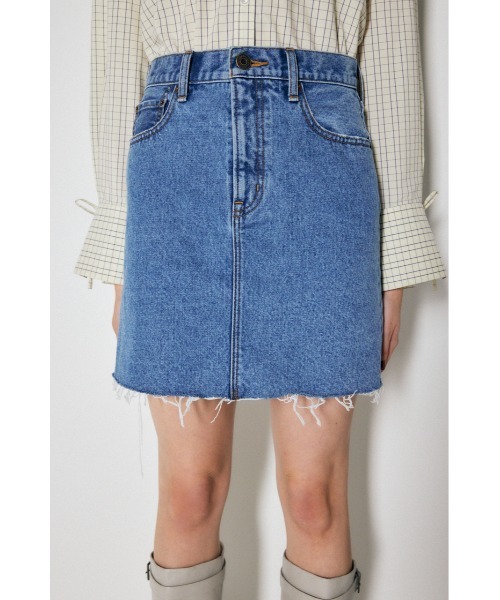 MOUSSY(マウジー)の「DENIM MINI スカート(デニムスカート・レディース・ブルー/ダークブルー・0/1/2)」の3枚目の写真