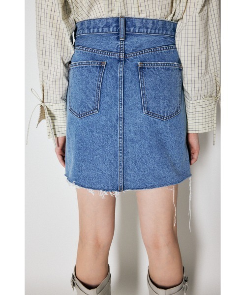MOUSSY(マウジー)の「DENIM MINI スカート(デニムスカート・レディース・ブルー/ダークブルー・0/1/2)」の4枚目の写真