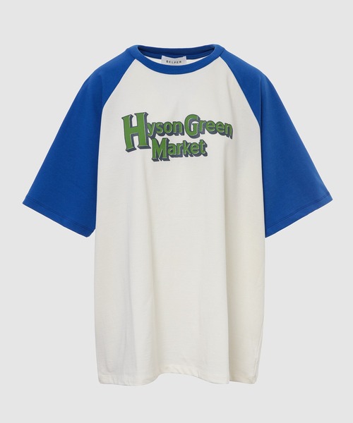 BELPER(ベルパー)の「GRAPHIC RAGLAN T(Tシャツ/カットソー・レディース・ブルー系その他/ブラック系その他・FREE)」の5枚目の写真