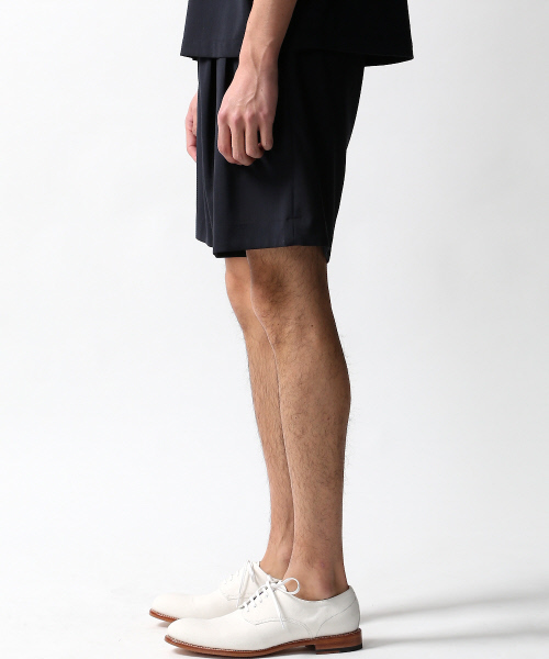 ABAHOUSE（アバハウス）の「サマーウールワイドショーツ（その他パンツ・メンズ・グレー/チャコールグレー/ネイビー・3/2）」の4枚目の写真