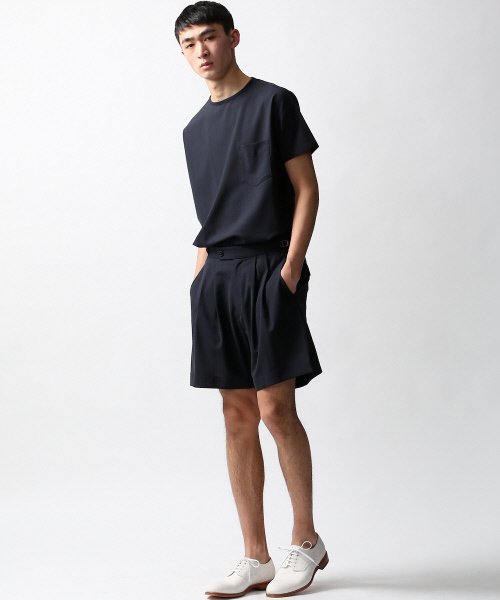 ABAHOUSE（アバハウス）の「サマーウールワイドショーツ（その他パンツ・メンズ・グレー/チャコールグレー/ネイビー・3/2）」の10枚目の写真