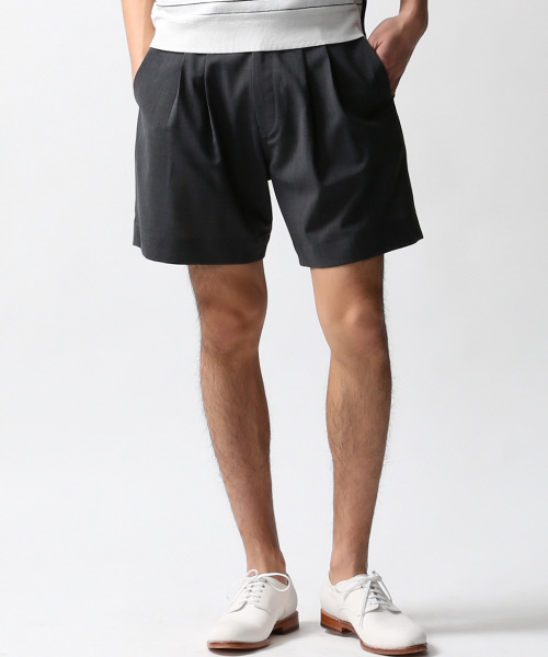 ABAHOUSE（アバハウス）の「サマーウールワイドショーツ（その他パンツ・メンズ・グレー/チャコールグレー/ネイビー・3/2）」の13枚目の写真