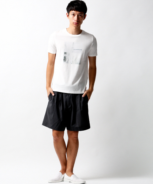 ABAHOUSE（アバハウス）の「サマーウールワイドショーツ（その他パンツ・メンズ・グレー/チャコールグレー/ネイビー・3/2）」の14枚目の写真