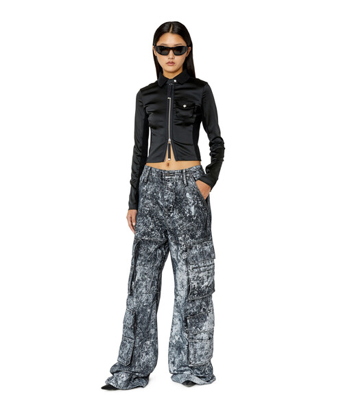 DIESEL（ディーゼル）の「レディース トップス シャツ サテン（シャツ/ブラウス・レディース・ブラック/ブラウン・40/42/44/38）」の15枚目の写真