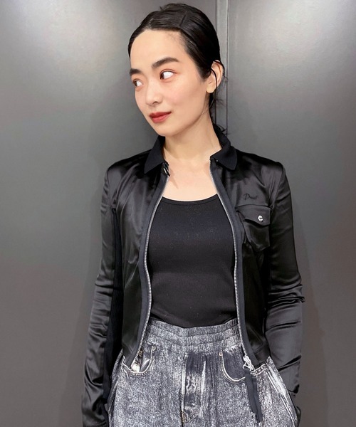 DIESEL（ディーゼル）の「レディース トップス シャツ サテン（シャツ/ブラウス・レディース・ブラック/ブラウン・40/42/44/38）」の13枚目の写真