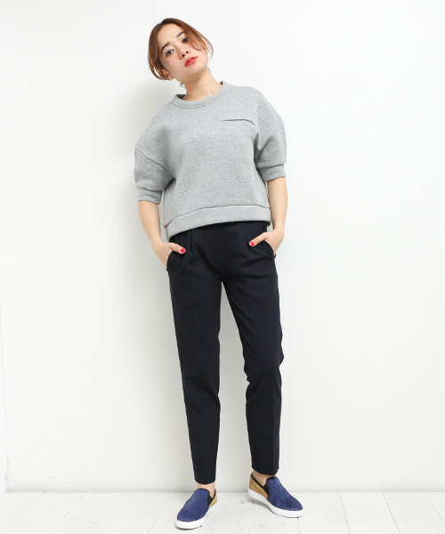M/M ATTACHMENT（エムエムアタッチメント）の「【M/M ATTACHMENT】ハラコスリップオンスニーカー（スリッポン・レディース・ホワイト/ネイビー・S/M）」の13枚目の写真