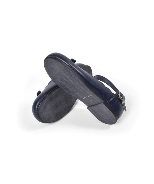 Tartine et Chocolat（タルティーヌエショコラ）の「Tartine et Chocolat/日本製 リボンスカラップシューズ (17~20cm)（ドレスシューズ・キッズ・ベージュ/ネイビー・20/18/19/17）」の17枚目の写真