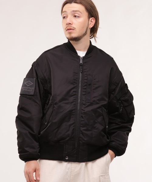 MANASTASH（マナスタッシュ）の「MANASTASH×AVIREX マナスタッシュ×アヴィレックス　FIELD L-2 フィールドL-2（ミリタリージャケット・メンズ・セージグリーン/ブラック・M/L/XL）」の6枚目の写真