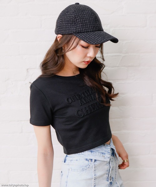 LIPSERVICE(リップサービス)の「CHERISH Tシャツ(Tシャツ/カットソー・レディース・ブラック/ピンク/ホワイト・FREE)」の15枚目の写真