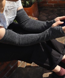 Put on socks（プットオンソックス）の「【Put on socks/プットオンソックス】"Shade"シェード　リネンアームカバー（アームカバー）」