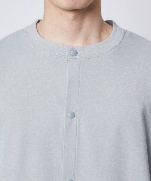 coen（コーエン）の「Wフェイスカーディガン（カーディガン/ボレロ・メンズ・ライトブルー/ベージュ/ダークグレー・S/M/L/XL）」の14枚目の写真