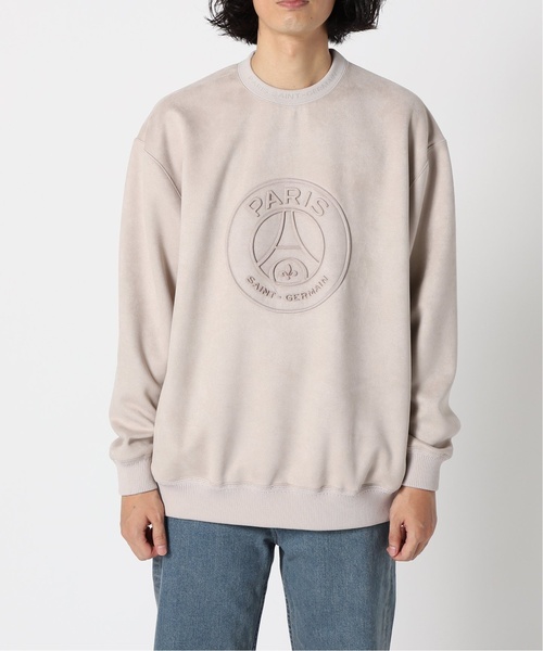 PARIS SAINT-GERMAIN（パリサンジェルマン）の「【Paris Saint-Germain】フェイクスウェード クルーネック スウェット（スウェット・メンズ・ブラック/ライトグレー/キャメル・MEDIUM/LARGE/X-LARGE/SMALL）」の9枚目の写真