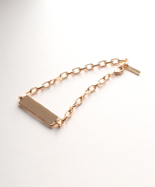 THE SHOP TK (ザ ショップ ティーケー )の「◆【Nerine】スクエアプレートブレスレット(ブレスレット・レディース・シルバー/ゴールド・00)」の2枚目の写真