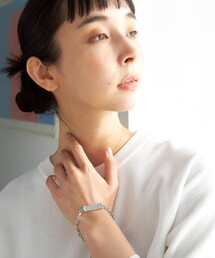 THE SHOP TK （ザ ショップ ティーケー ）の「◆【Nerine】スクエアプレートブレスレット（ブレスレット）」