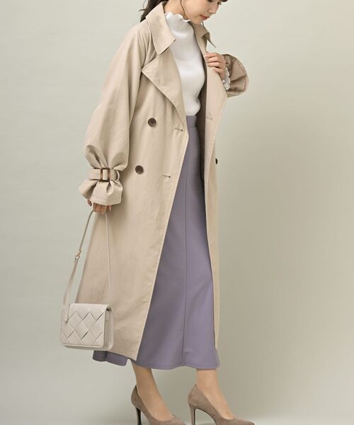 rps（アールピーエス）の「キャンディスリーブＢＩＧトレンチコート（トレンチコート・レディース・ベージュ/ベージュ系その他・M）」の11枚目の写真