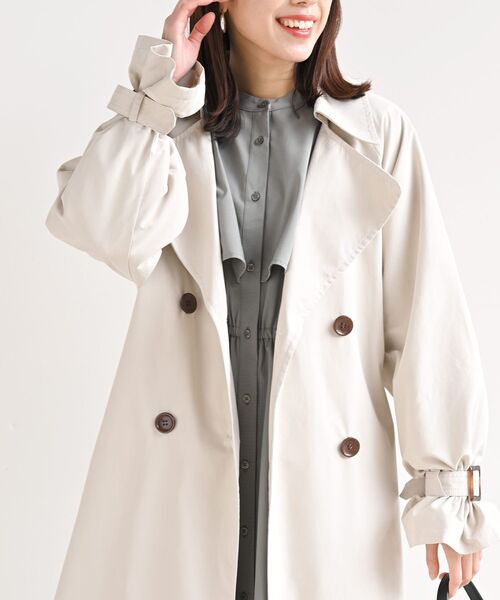 rps（アールピーエス）の「キャンディスリーブＢＩＧトレンチコート（トレンチコート・レディース・ベージュ/ベージュ系その他・M）」の20枚目の写真
