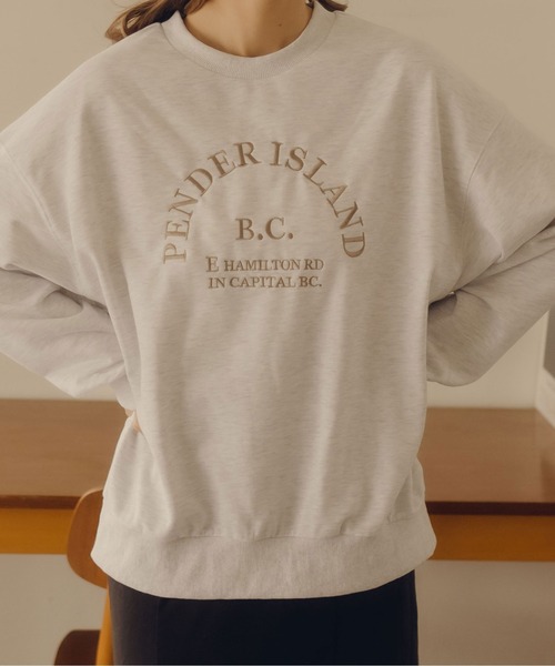 fupel（フぺル）の「ロゴ刺繍スウェット（スウェット）」 - WEAR