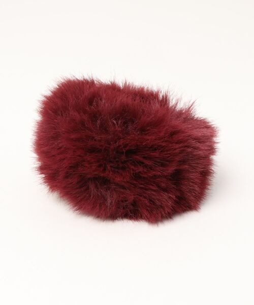 B.C STOCK（ベーセーストック）の「ECO FUR SPRING BAND:バングル（ブレスレット・レディース・チャコールグレー/ブラック/ボルドー・FREE）」の3枚目の写真