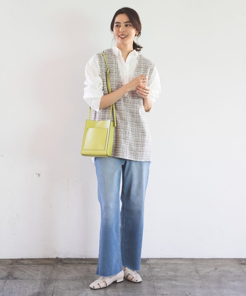 LEPSIM（レプシィム）の「スリットフレアデニムパンツ　163984（デニムパンツ・レディース・オフホワイト/インディゴブルー/ブルー/ブルー系その他・SMALL/MEDIUM/LARGE）」の21枚目の写真