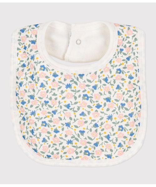 PETIT BATEAU(プチバトー)の「プリントサークルスタイ(スタイ/よだれかけ・キッズ・オフホワイト・ONE SIZE)」の1枚目の写真