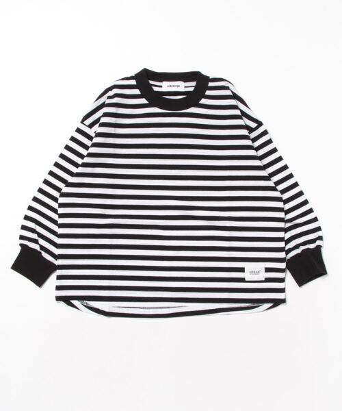 GENERATOR（ジェネレーター）の「GENERATOR/ジェネレーター　ボーダー L/S Tシャツ（Tシャツ/カットソー・キッズ・イエロー×グリーン/ブラック/ブルー・M/L/XL）」の5枚目の写真