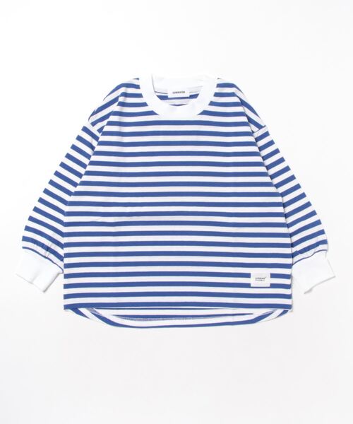 GENERATOR（ジェネレーター）の「GENERATOR/ジェネレーター　ボーダー L/S Tシャツ（Tシャツ/カットソー・キッズ・イエロー×グリーン/ブラック/ブルー・M/L/XL）」の6枚目の写真