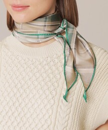MACKINTOSH LONDON | チェックダイヤモンドシェイプスカーフ(ストール/ショール)
