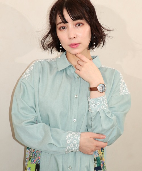 ScoLar（スカラー）の「SJ-020：ローリングロゴウォッチ（アナログ腕時計・レディース・ブラック/ブラウン・FREE）」の3枚目の写真