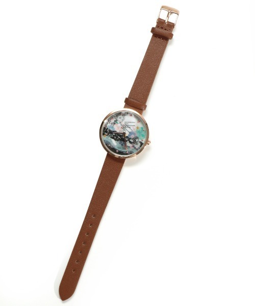 ScoLar（スカラー）の「SJ-020：ローリングロゴウォッチ（アナログ腕時計・レディース・ブラック/ブラウン・FREE）」の11枚目の写真