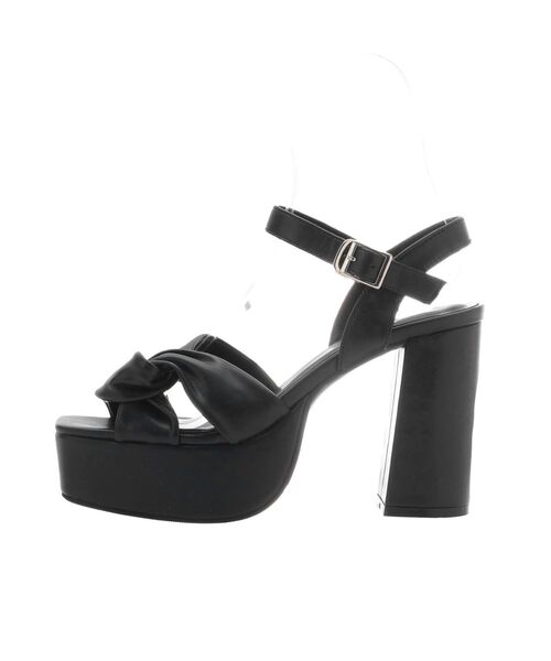 RESEXXY（リゼクシー）の「ツイストデザイン厚底サンダル（サンダル・レディース・ホワイト/ブラック・SMALL/MEDIUM/LARGE）」の7枚目の写真