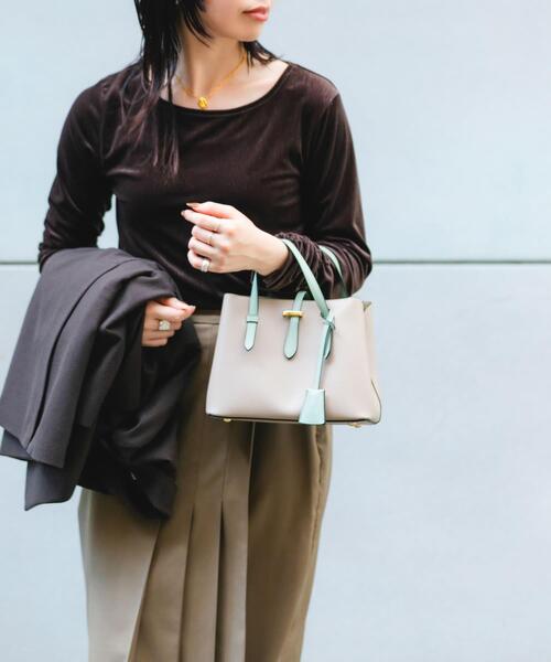 RODE SKO（ロデスコ）の「チャーム付ミニバッグ『Ssize』（ハンドバッグ・レディース・ピンク系その他/アイボリー/ライトグレー/ブラック系その他/ベージュ系その他/グレー系その他/モカ/ミント/ブルー・ONE）」の15枚目の写真