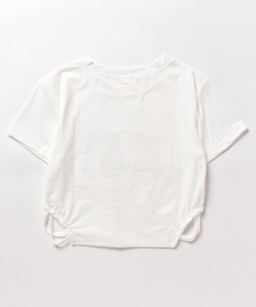 HALEY PESCA（ヘーリーペスカ）の「HALEY PESCA/ショート丈 ネコプリント デザインTシャツ（Tシャツ/カットソー・レディース・ホワイト・MEDIUM/LARGE）」の11枚目の写真