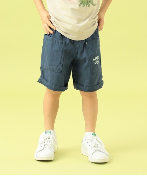 BEAMS mini（ビームスミニ）の「BEAMS mini / スマイル キャンプ ショーツ 23SS（90～150cm）（その他パンツ・キッズ・グリーン系その他4/インディゴブルー/ブラウン系その他/オレンジ系その他6・120/130/90/100/110/140/150）」の3枚目の写真
