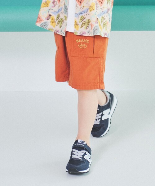 BEAMS mini（ビームスミニ）の「BEAMS mini / スマイル キャンプ ショーツ 23SS（90～150cm）（その他パンツ・キッズ・グリーン系その他4/インディゴブルー/ブラウン系その他/オレンジ系その他6・120/130/90/100/110/140/150）」の4枚目の写真